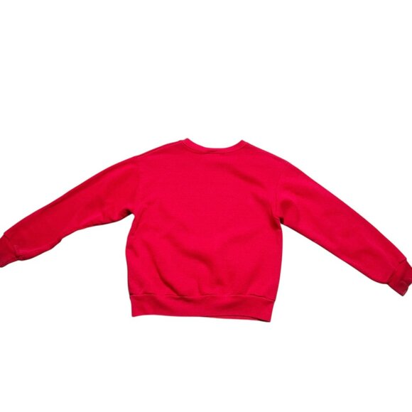 Vintage Monsters Inc Sweatshirt Kids Size M (7/8) Red Disney Store Pixar - Picture 4 of 4